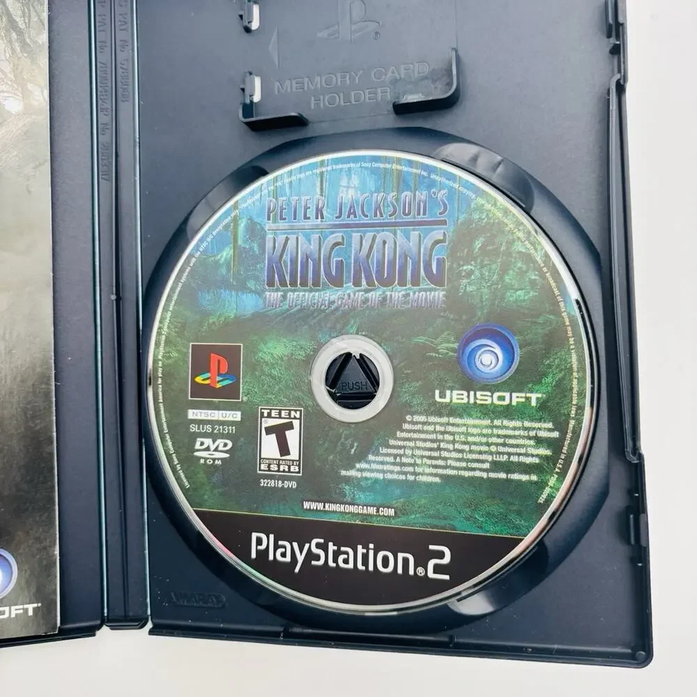 Peter Jackson's King Kong (Sony PlayStation 2 PS2) Complete W/ Manual + Ticket